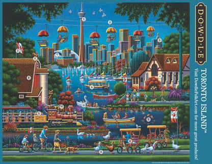 Toronto Island Canvas Gallery Wrap