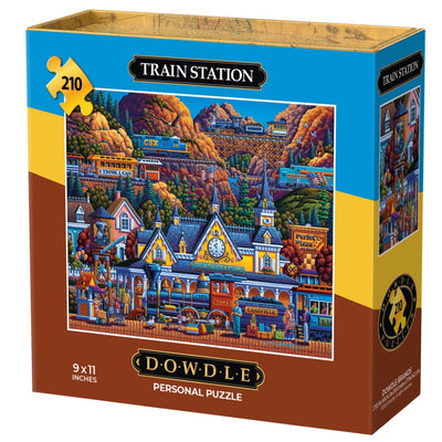 Train Station | 210 Piece Personal Puzzle