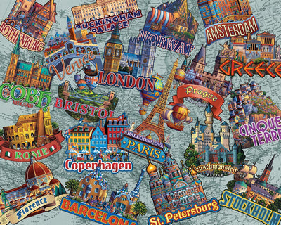 Travel Europe | 300 Piece