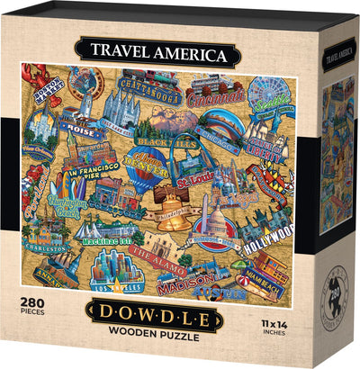 Travel America - Wooden Puzzle