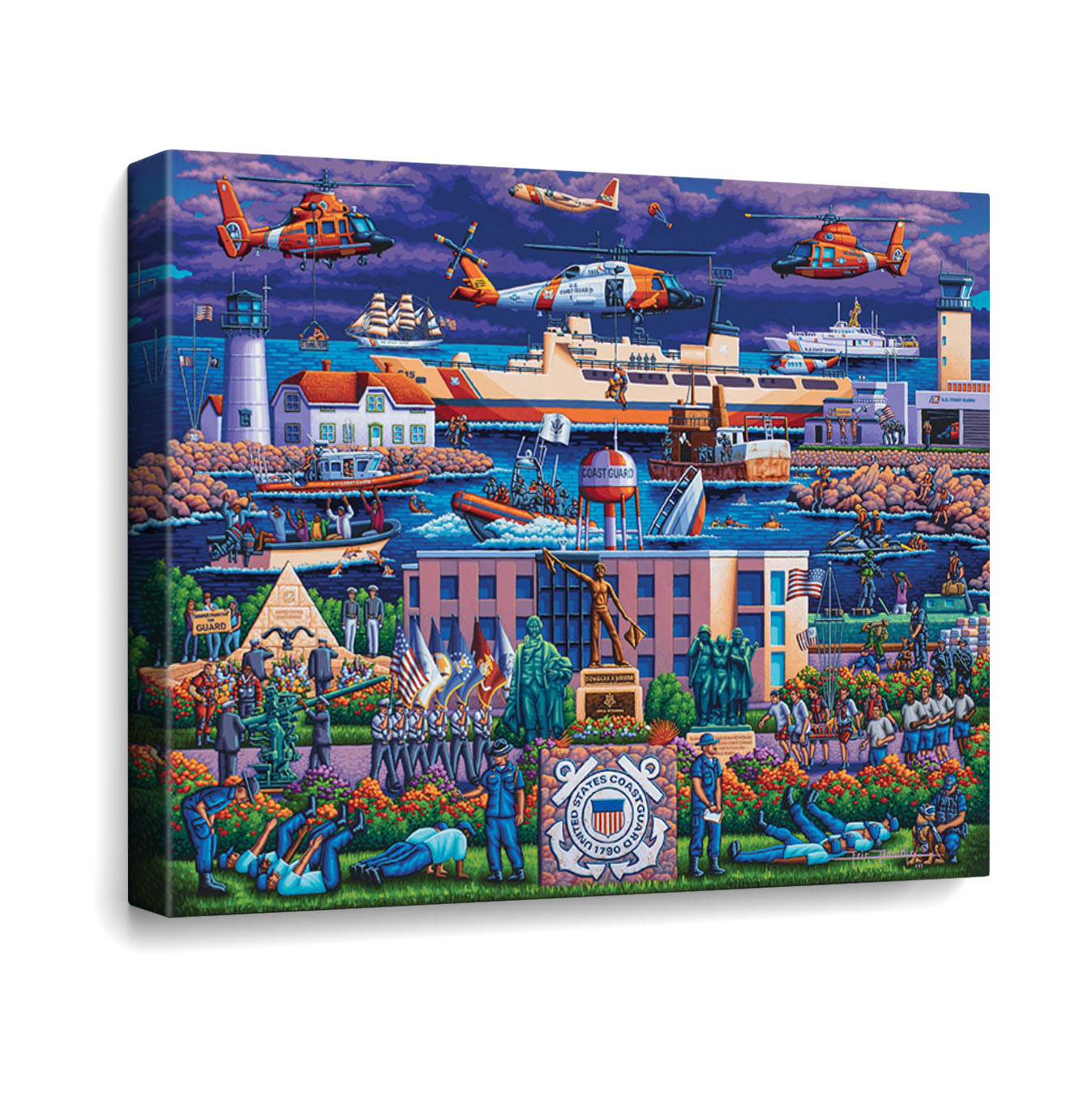U.S. Coast Guard Canvas Gallery Wrap