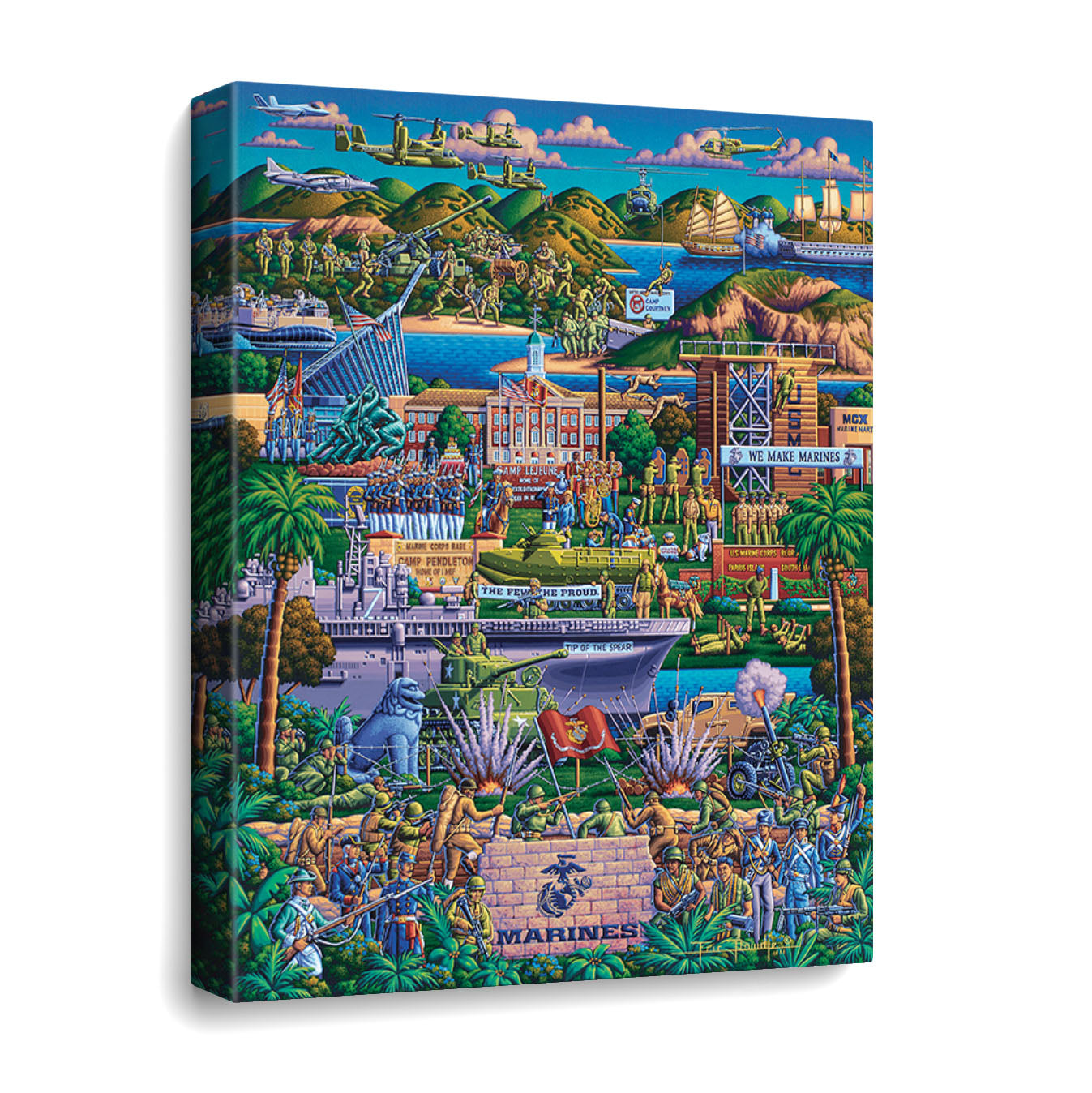 U.S. Marines Canvas Gallery Wrap