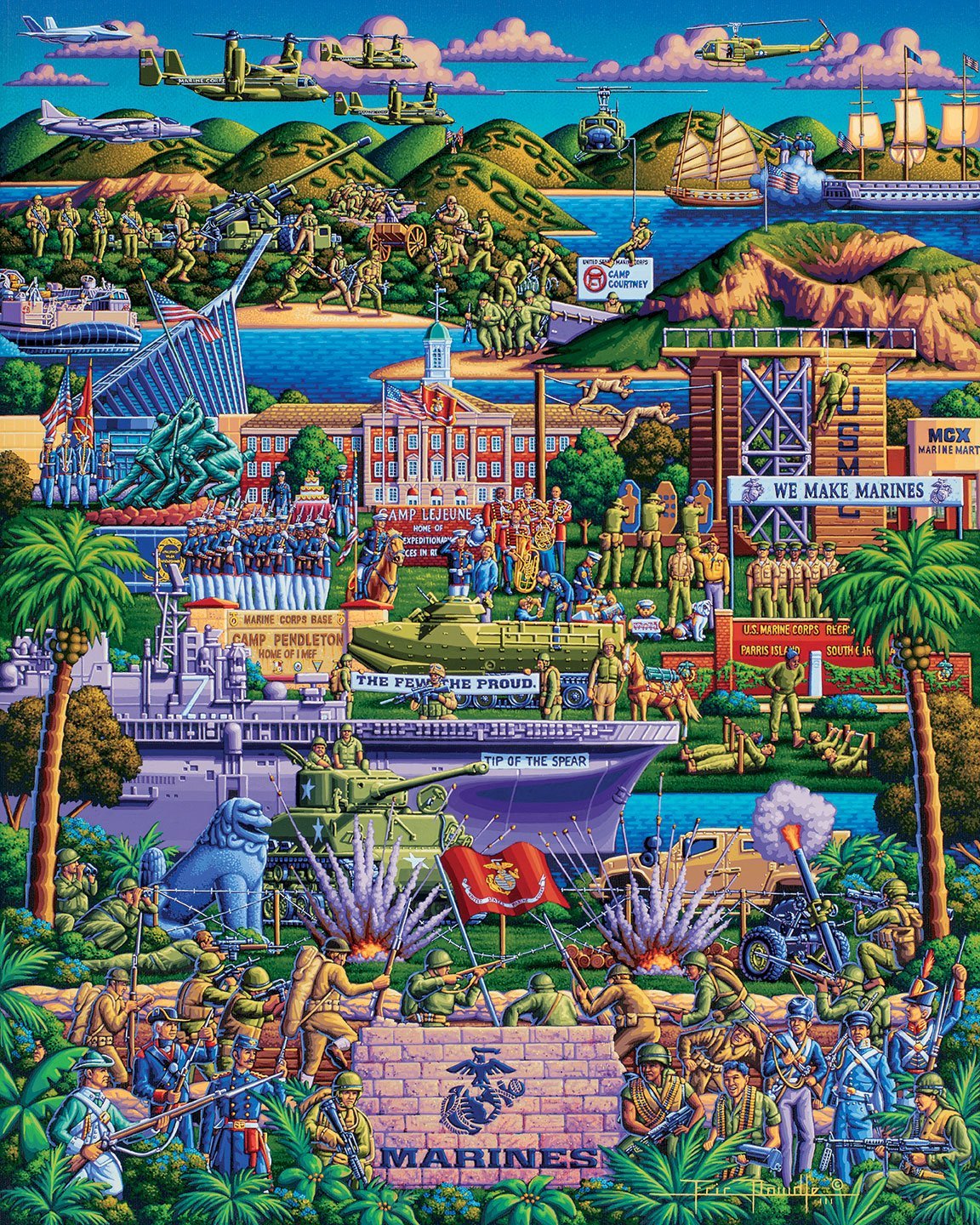 U.S. Marines Canvas Gallery Wrap