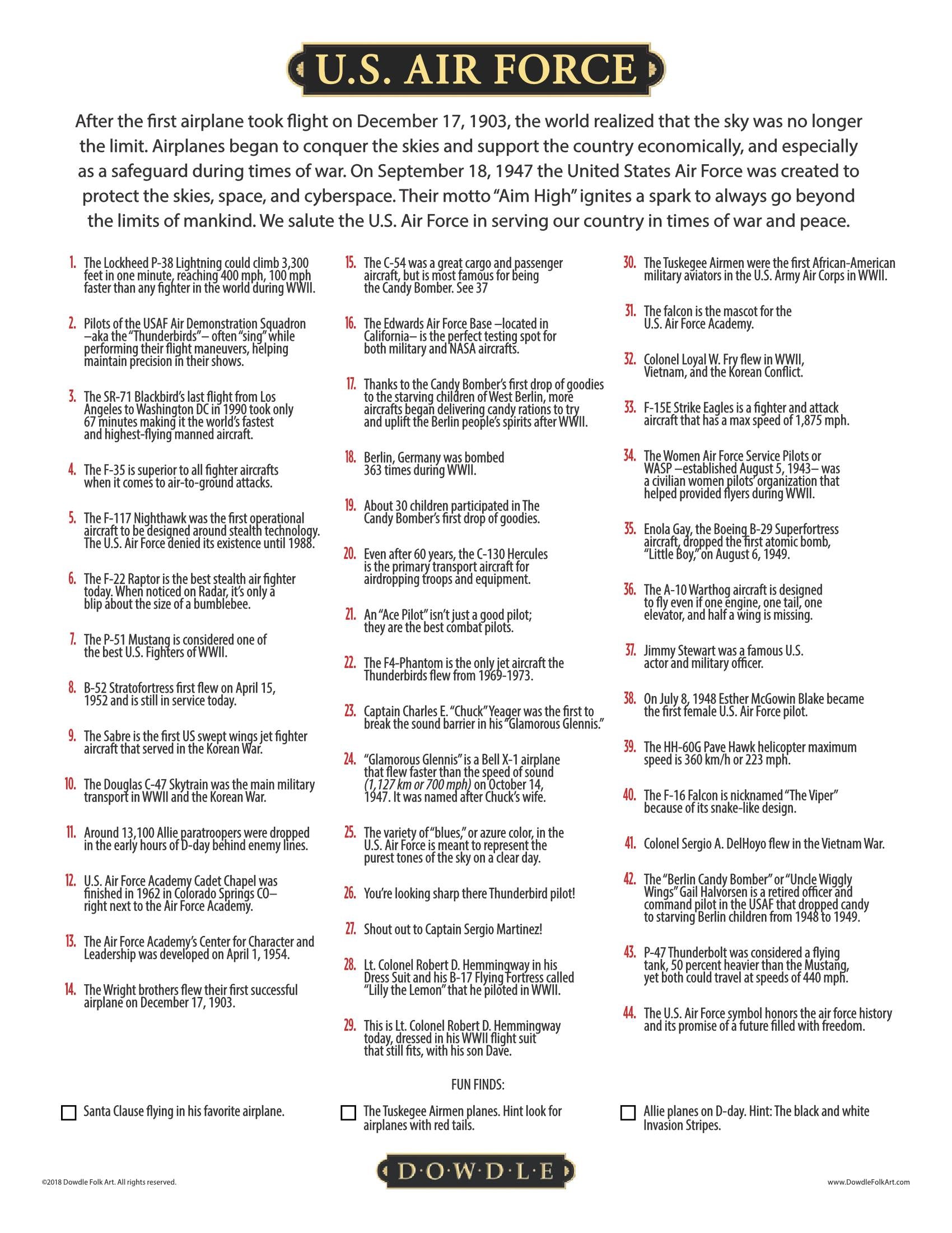 U.S. Air Force Canvas Gallery Wrap