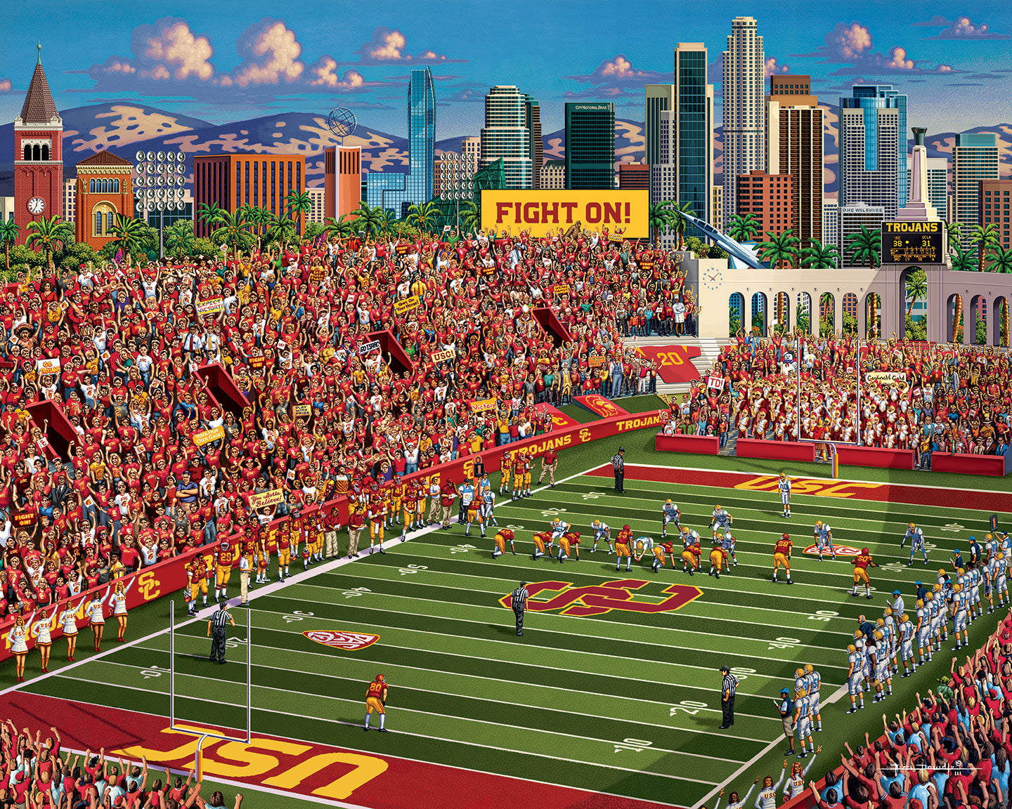 USC Trojans Fine Art