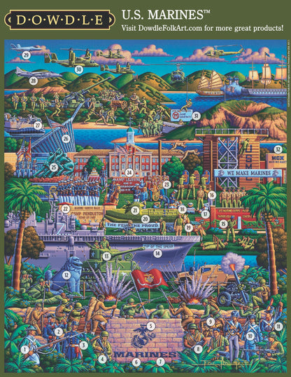 U.S. Marines Canvas Gallery Wrap