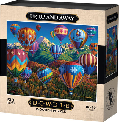 Up, Up and Away - Wooden Puzzle