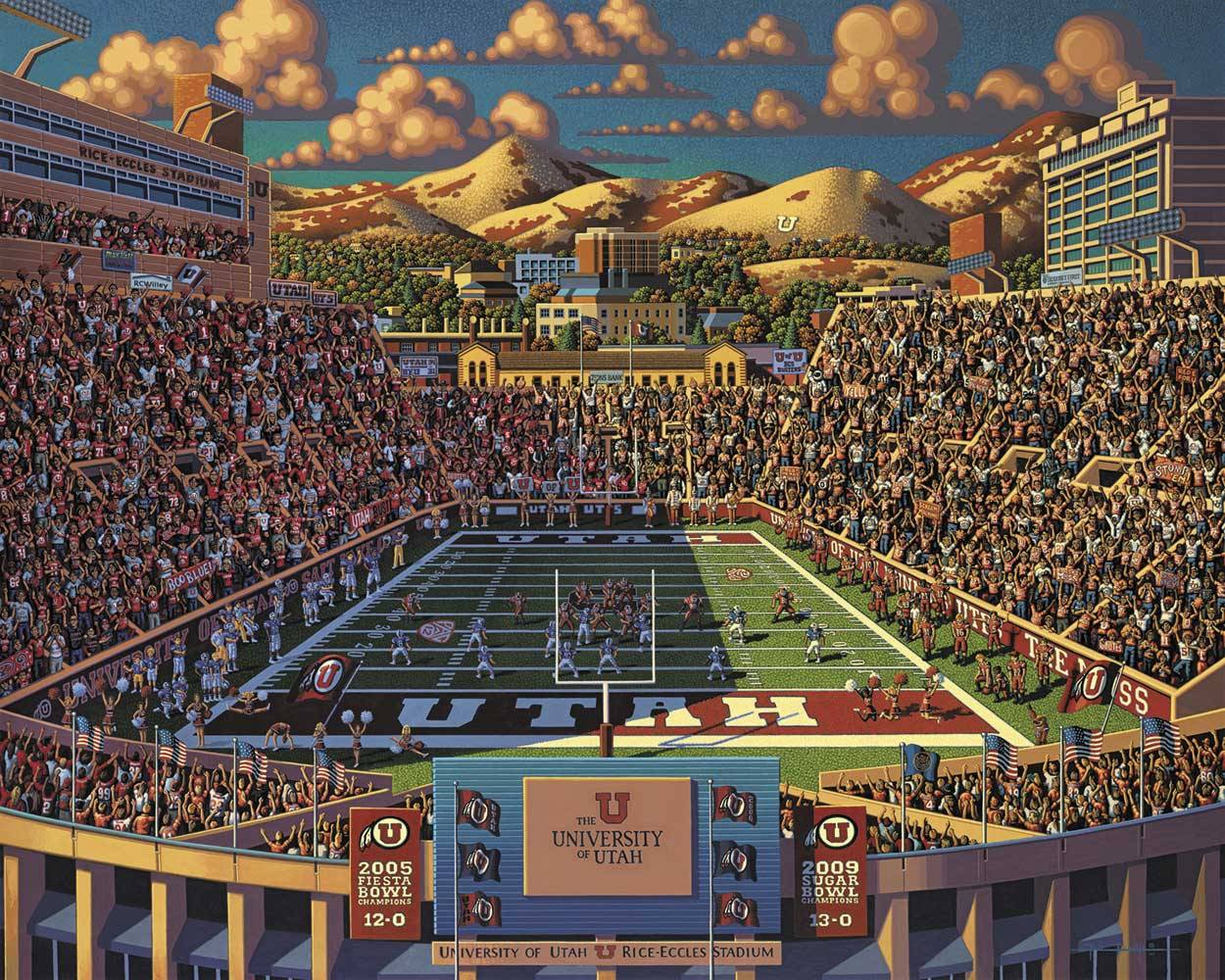 Utah Utes Canvas Gallery Wrap