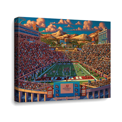 Utah Utes Canvas Gallery Wrap