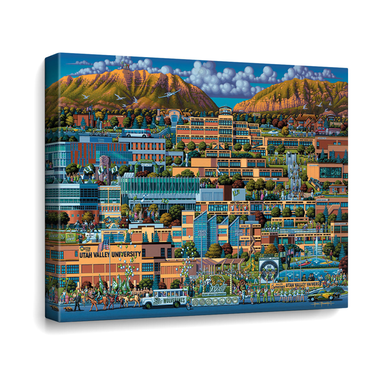 UVU Campus Canvas Gallery Wrap