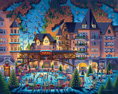 Vail Village - Wooden Puzzle