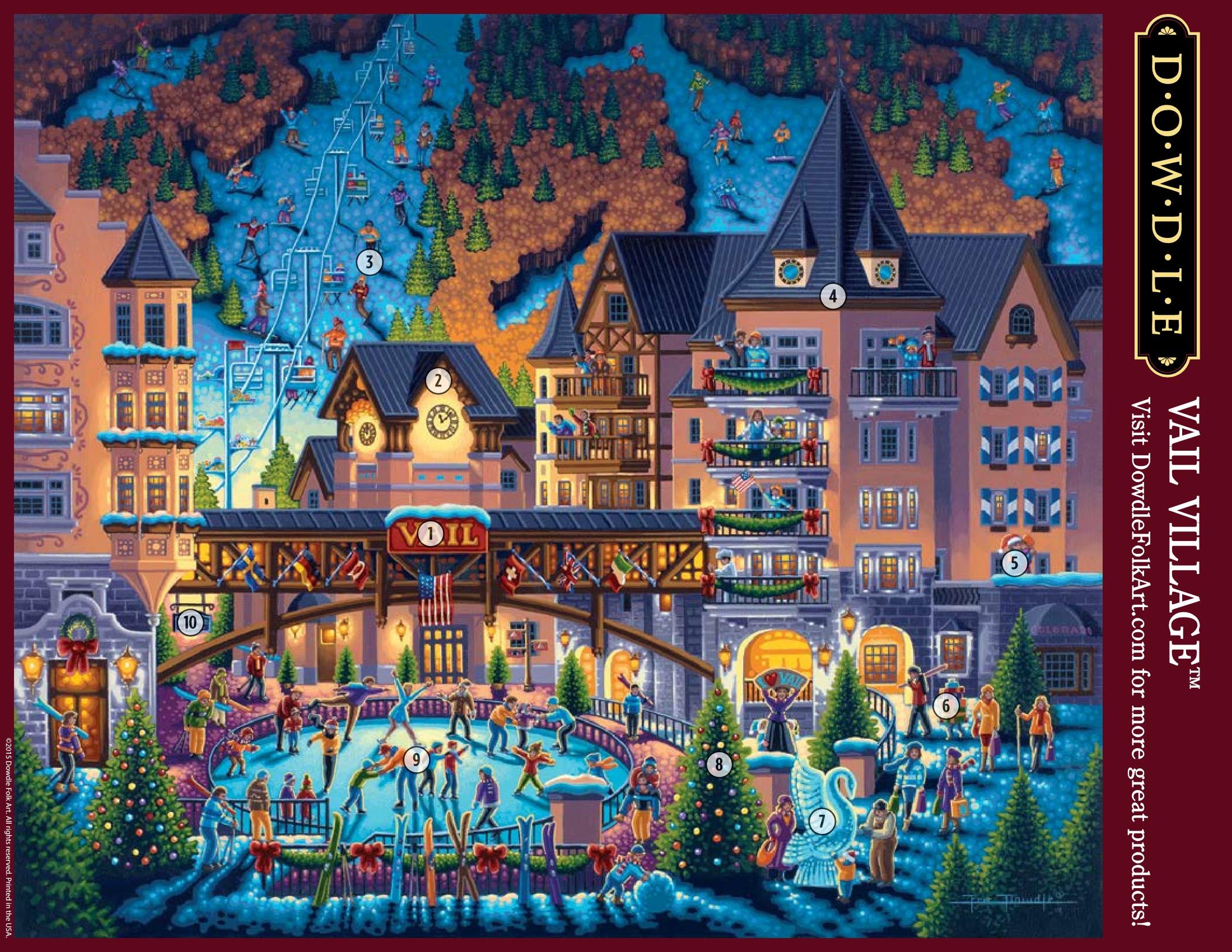 Vail Village Canvas Gallery Wrap