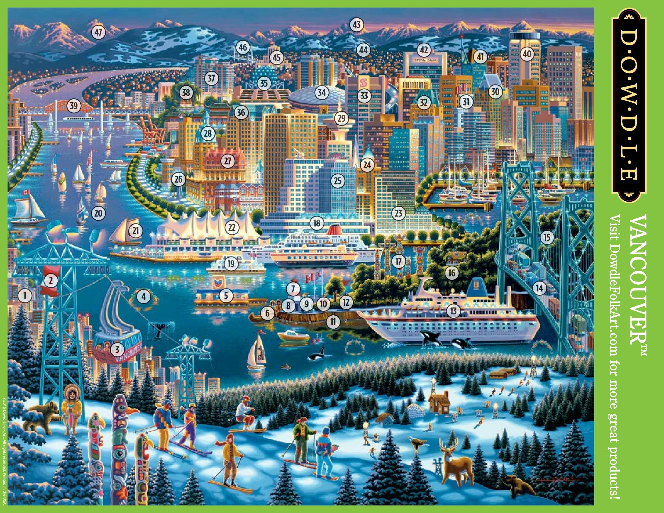 Vancouver Canvas Gallery Wrap