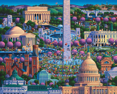 Washington DC Mall - Wooden Puzzle