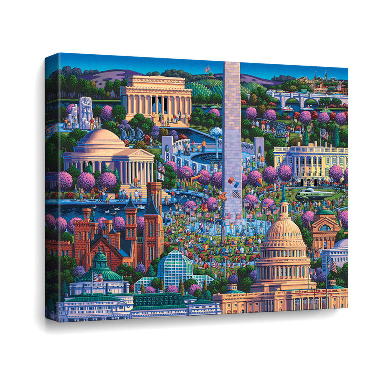 Washington DC Mall Canvas Gallery Wrap