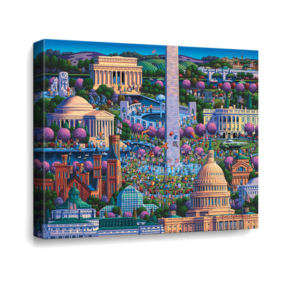 Washington DC Mall Canvas Gallery Wrap