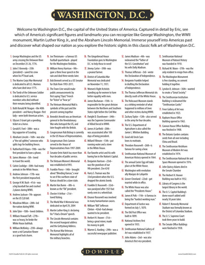 Washington D.C Canvas Gallery Wrap