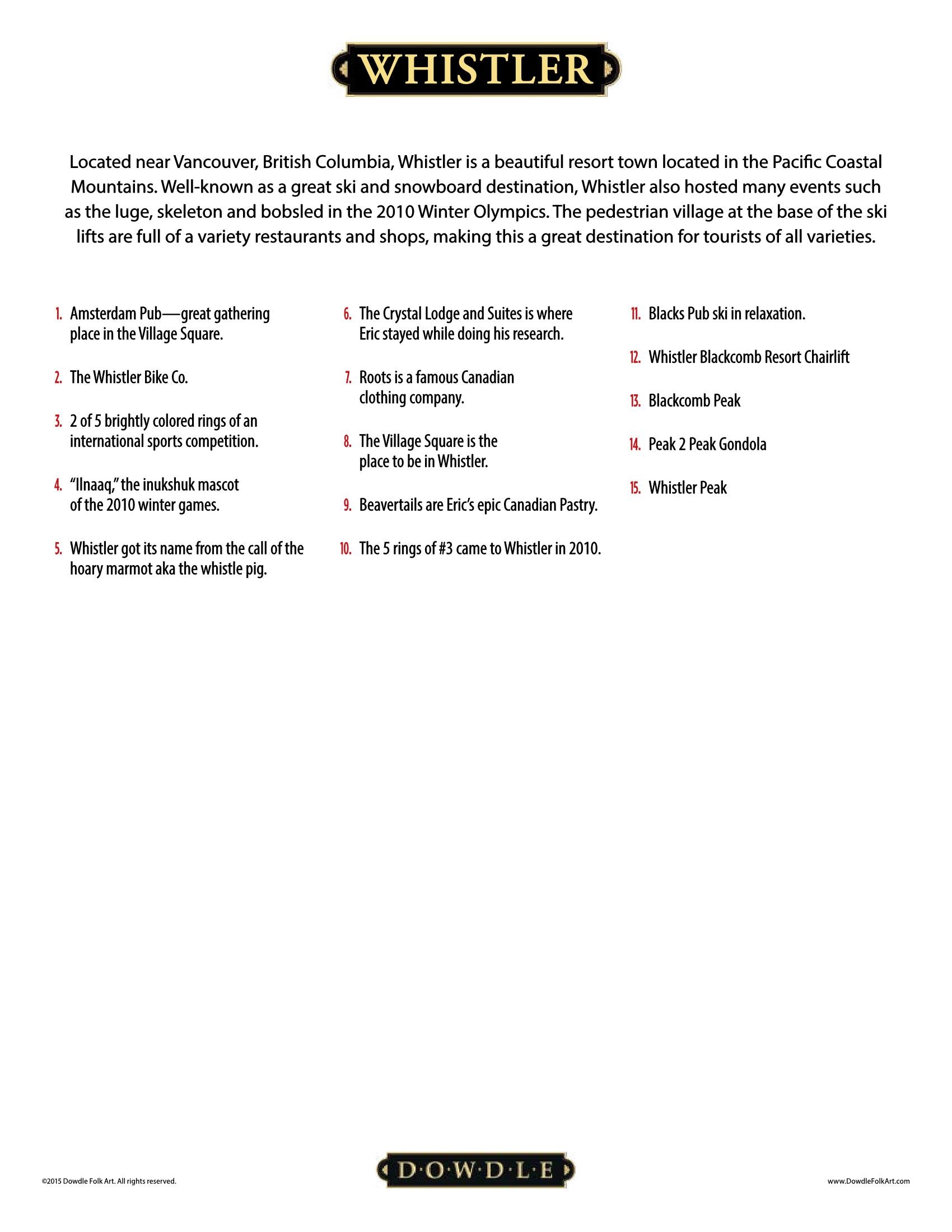 Whistler Canvas Gallery Wrap