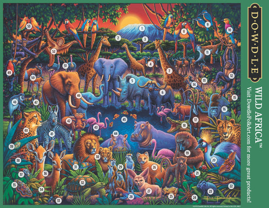 Wild Africa - Mini Puzzle - 250 Piece