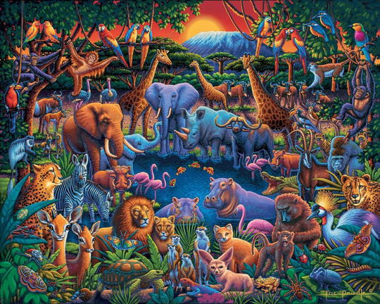 Wild Africa - Wooden Puzzle