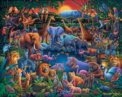 Wild Africa - Wooden Puzzle