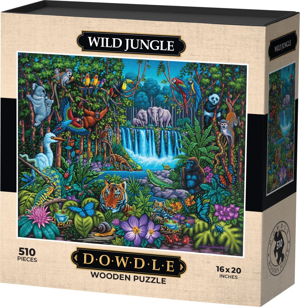 Wild Jungle - Wooden Puzzle