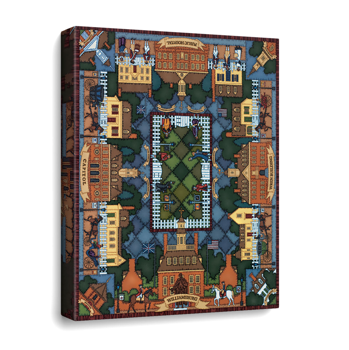 Williamsburg Quilt Canvas Gallery Wrap