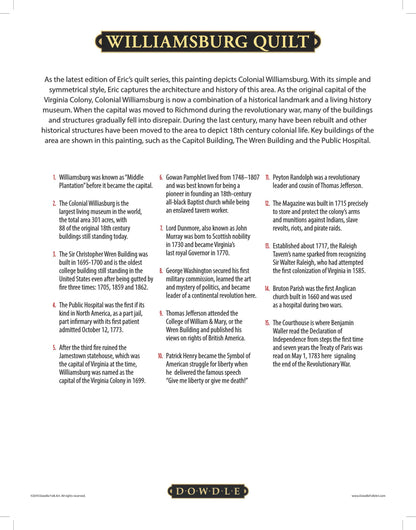 Williamsburg Quilt Canvas Gallery Wrap