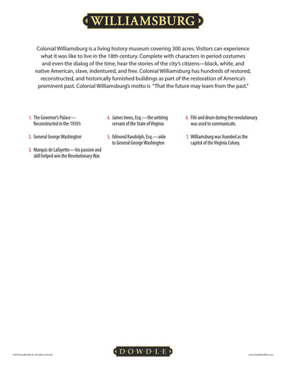 Williamsburg National Historic Park Canvas Gallery Wrap