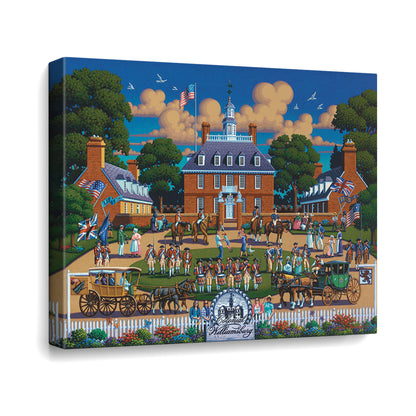 Williamsburg National Historic Park Canvas Gallery Wrap