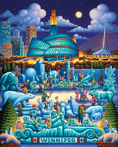 Winnipeg - Wooden Puzzle