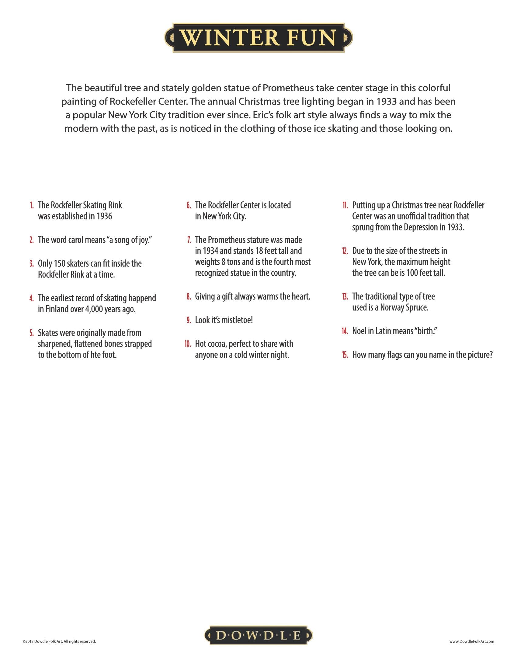 Winter Fun Canvas Gallery Wrap