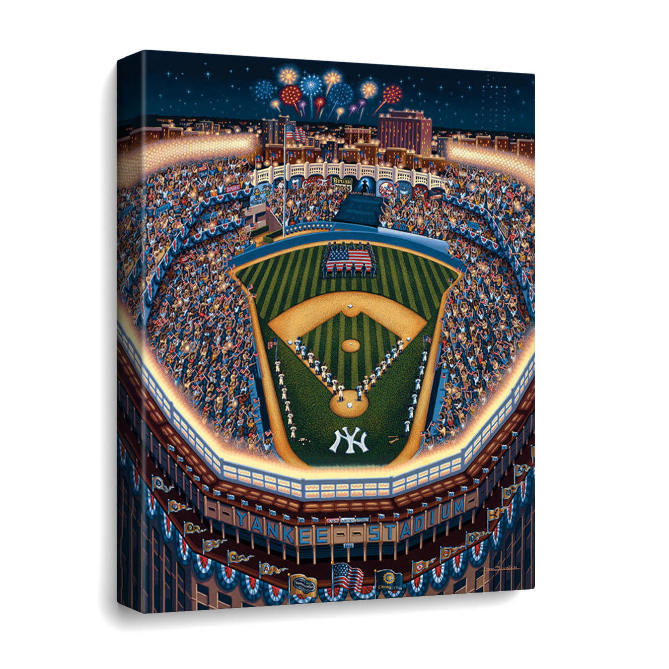 Yankee Stadium Canvas Gallery Wrap