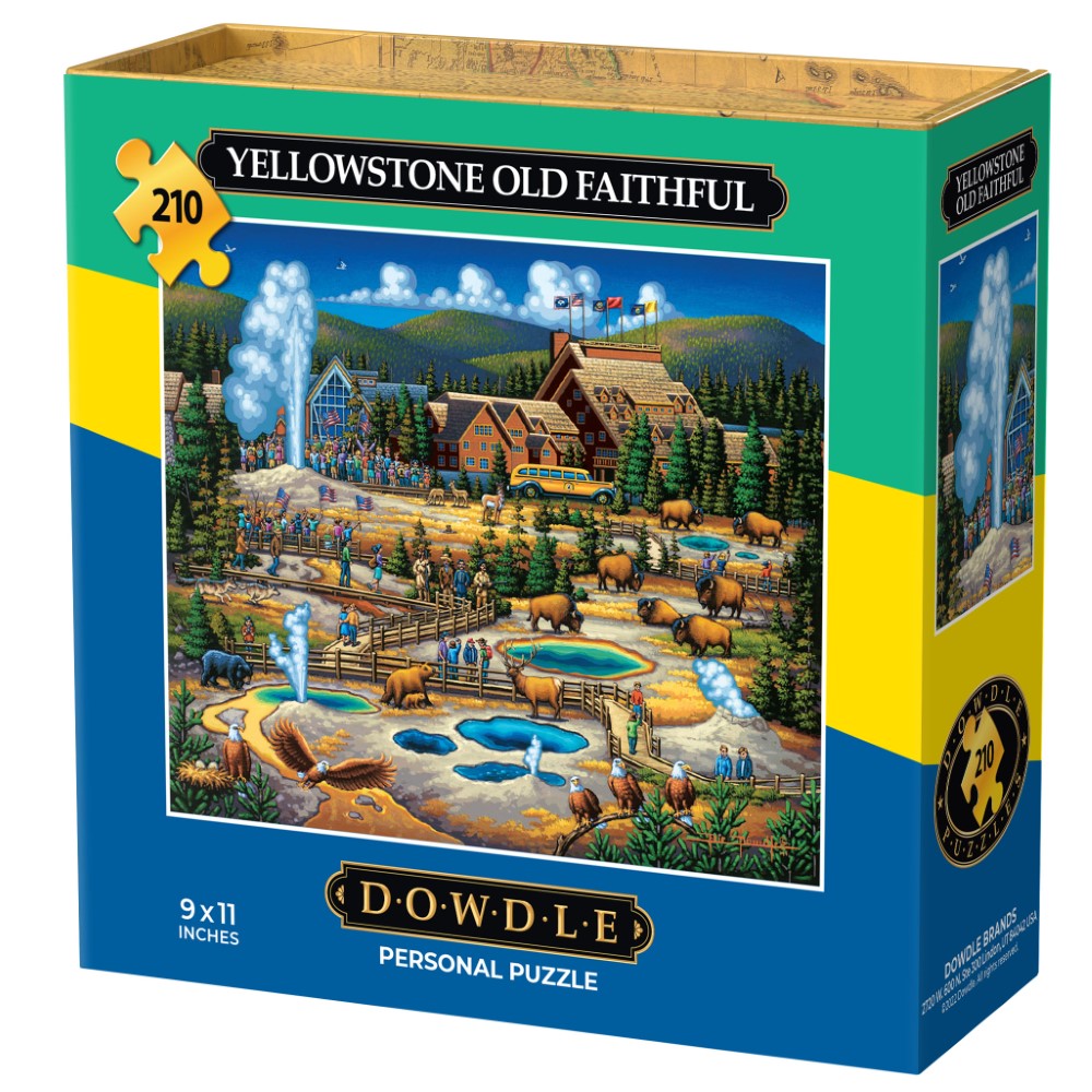 Yellowstone Old Faithful | 210 Piece Personal Puzzle