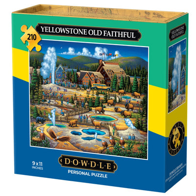 Yellowstone Old Faithful | 210 Piece Personal Puzzle