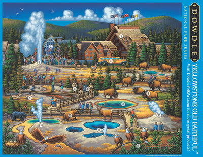 Yellowstone Old Faithful - Mini Puzzle - 250 Piece