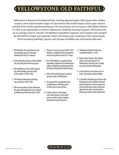 Yellowstone Old Faithful | 500 Piece