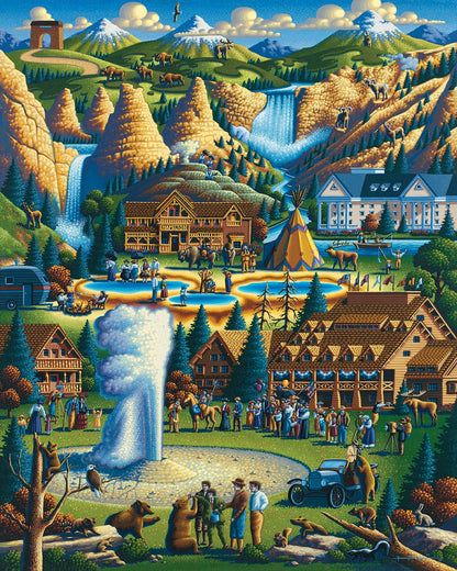 Yellowstone National Park - Mini Puzzle - 250 Piece