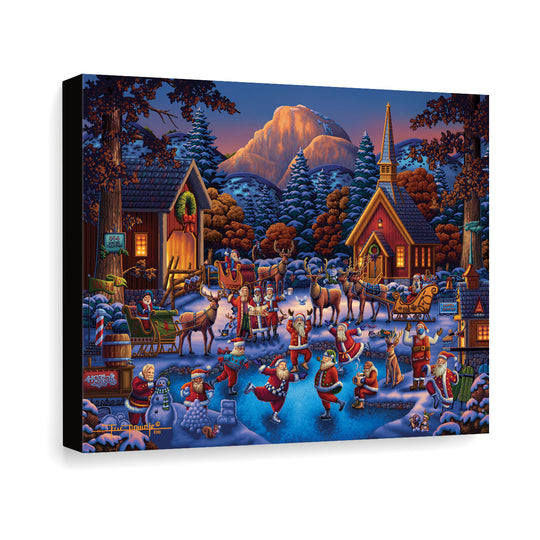 Yosemite Santas - Canvas Gallery Wrap