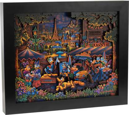Mickey And Friends Painting in Paris - Stratascape