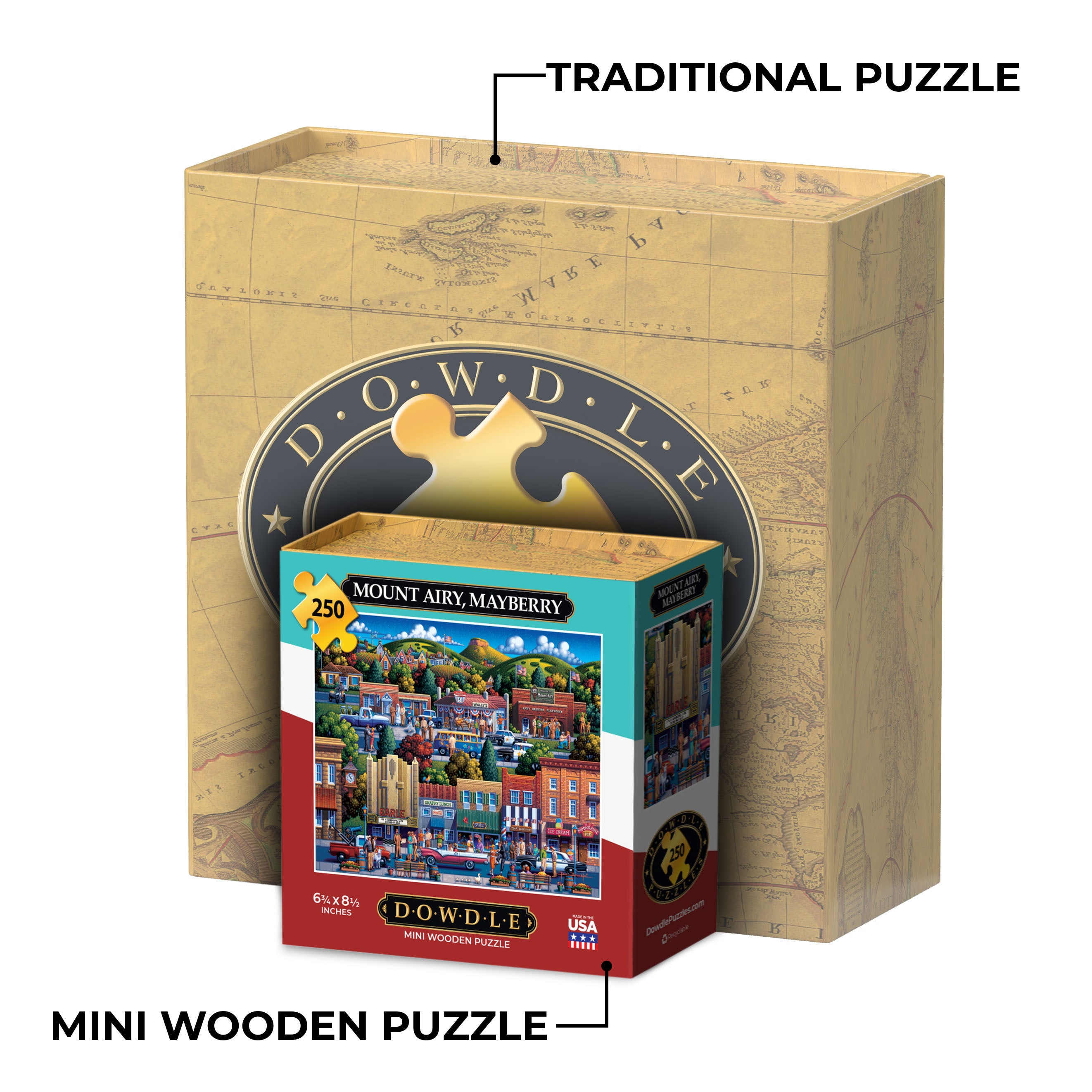 Mt. Airy, Mayberry - Mini Puzzle - 250 Piece