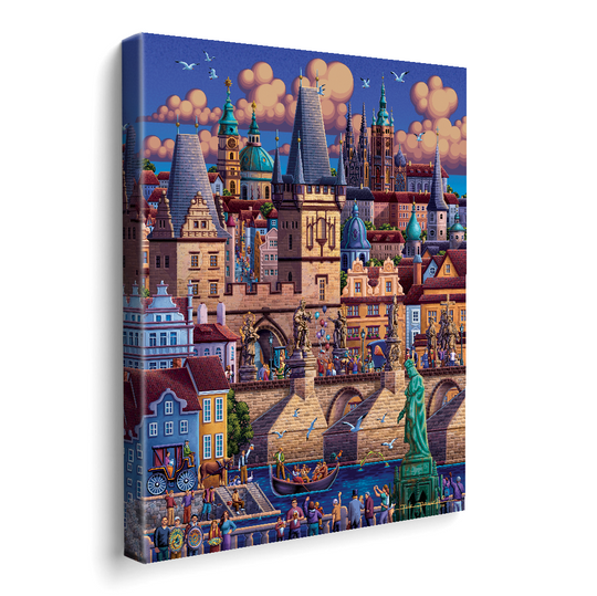 Prague Canvas Gallery Wrap