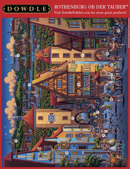 Rothernburg od der Tauber Canvas Gallery Wrap