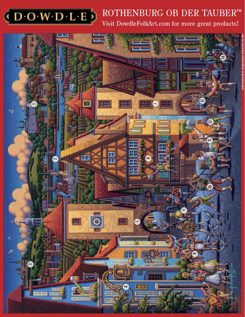 Rothernburg od der Tauber Canvas Gallery Wrap