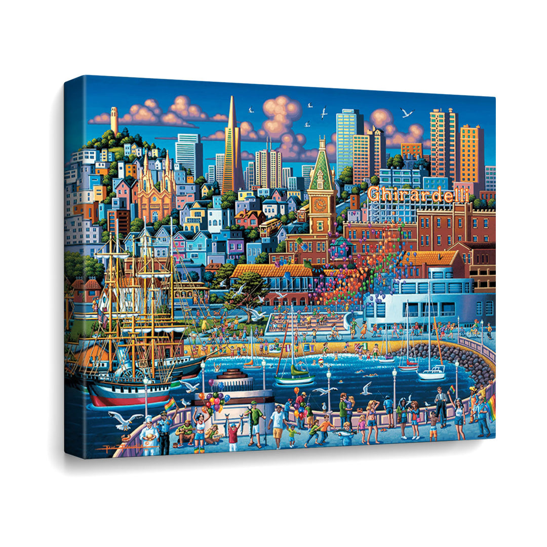 San Francisco Pier Canvas Gallery Wrap