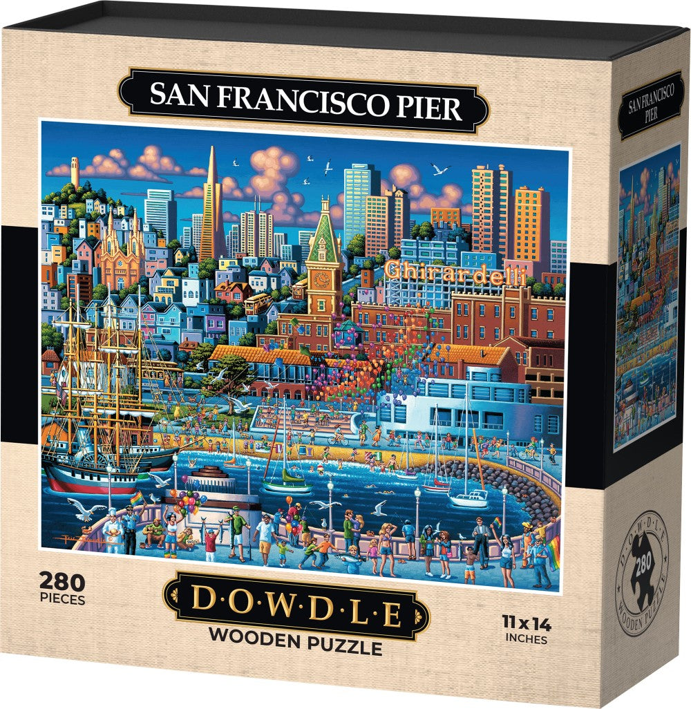 San Francisco Pier - Wooden Puzzle
