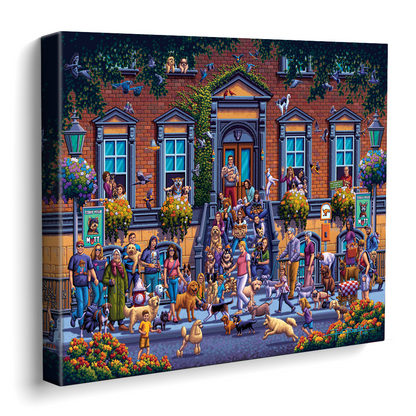 Strut Your Mutt Canvas Gallery Wrap